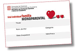 Las familias monoparentales cuentan con un título propio con algunas ventajas