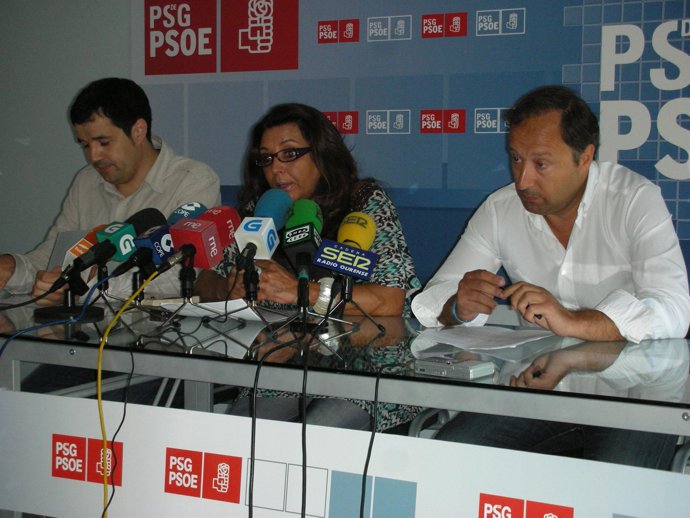 Rueda de prensa del PSdeG sobre incendios en Ourense.