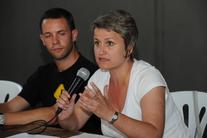 La republicana Anna Simó en la Universitat Catalana d'Estiu