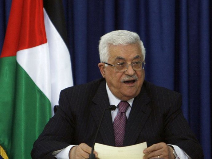 El presidente de la Autoridad Palestina, Mahmud Abbas
