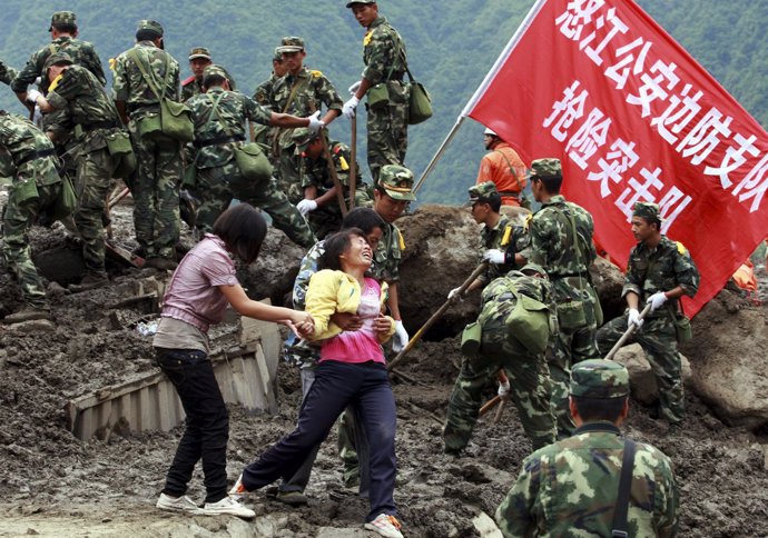 Desaparecidos en China por inundaciones