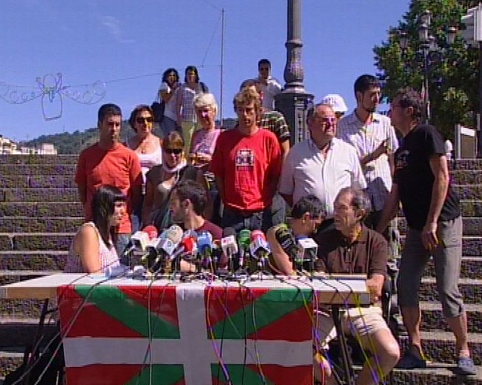 izquierda abertzale convoca manifestacion el dia grande de fiestas de Bilbao R