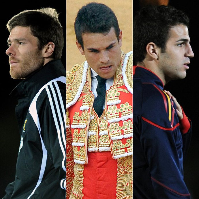 Xabi Alosno, José Mari Manzanares y Cesc Fàbregas, los más elegantes del 2010