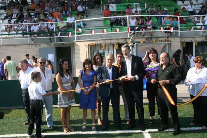 Inauguración campo de fútbol Vioño