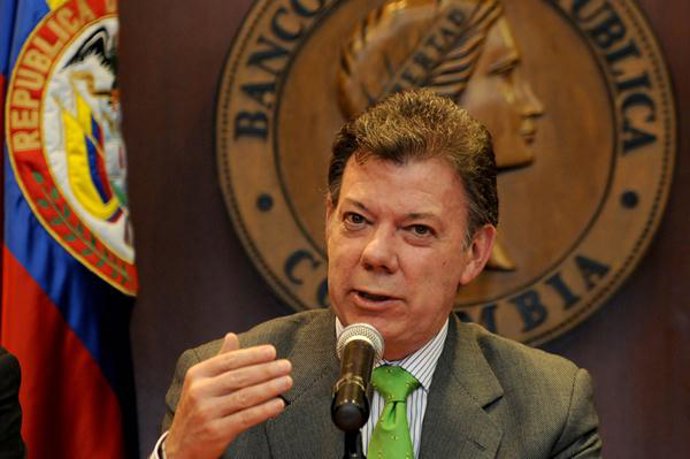 El presidente de Colombia, Juan Manuel Santos.