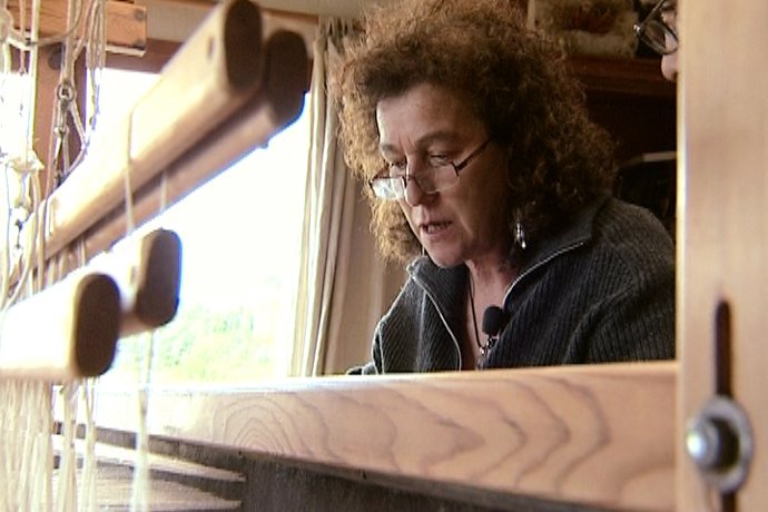 Sami en su telar de Cameros