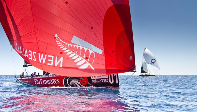 Barco del 'Emirates Team New Zealand'  de TP 52 Series