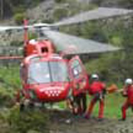 Un momento del rescate