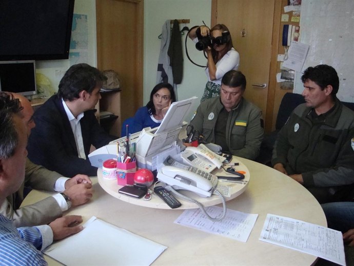 Foto E Audio. Visita Delegado Territorialcoruña Ao Distrito Forestal V Costa Da 