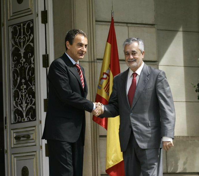 Zapatero se reúne con Griñán