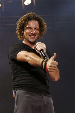 Bisbal en el concierto de inauguración de la Feria de Almería
