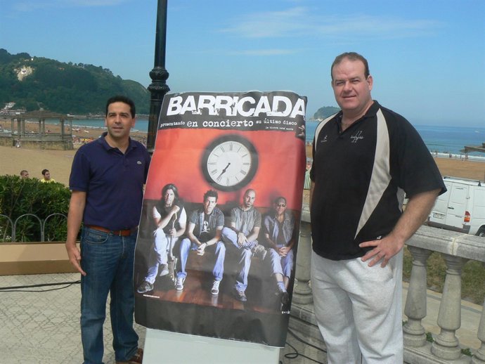 Presentación del concierto de Barricada.