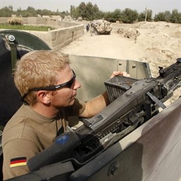 Soldado alemán de la ISAF