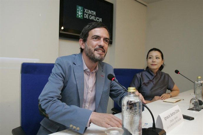 O director xerente da S.A. de Xestión do Plan Xacobeo, Ignacio Santos, presenta 