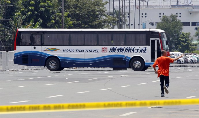 Secuestran un autobús en Filipinas (Manila)