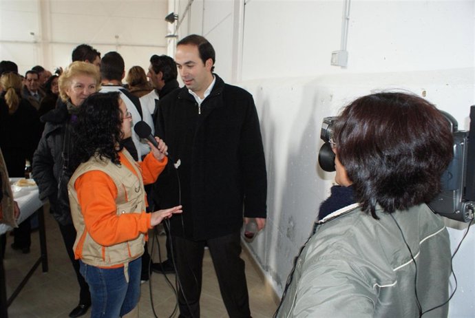 Alumnas de la especialidad de audiovisual del actual Taller de Empleo