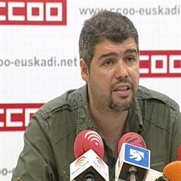 El secretario general de CC.OO. Euskadi, Unai Sordo