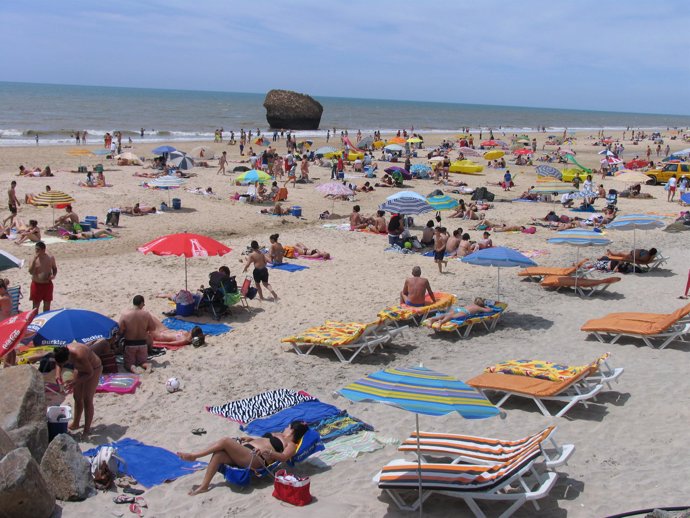 Imagen de la playa de Matalascañas (Huelva)
