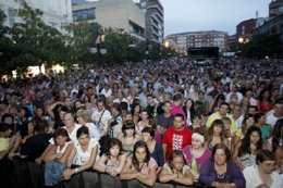 Asistentes al concierto de Marta Sánchez