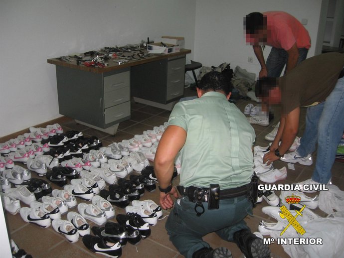 Imagen del material incautado