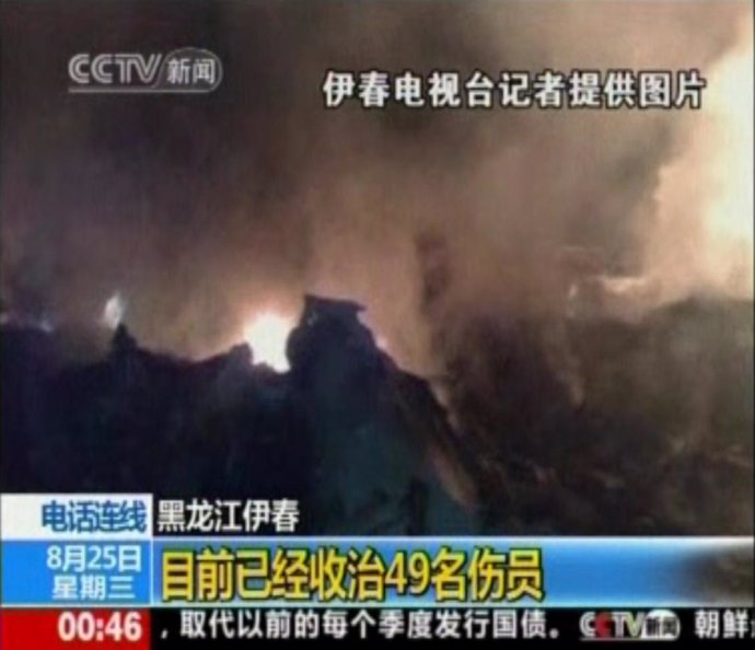 Accidente de avión en China 