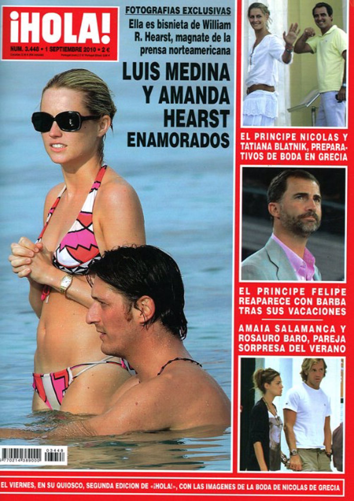 Luis Medina y Amanda Hearst: la nueva pareja del verano