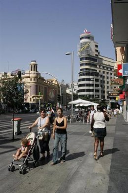 Calle Gran Vía de Madrid