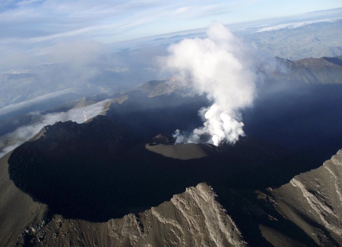 Volcán Galeras en Colombia