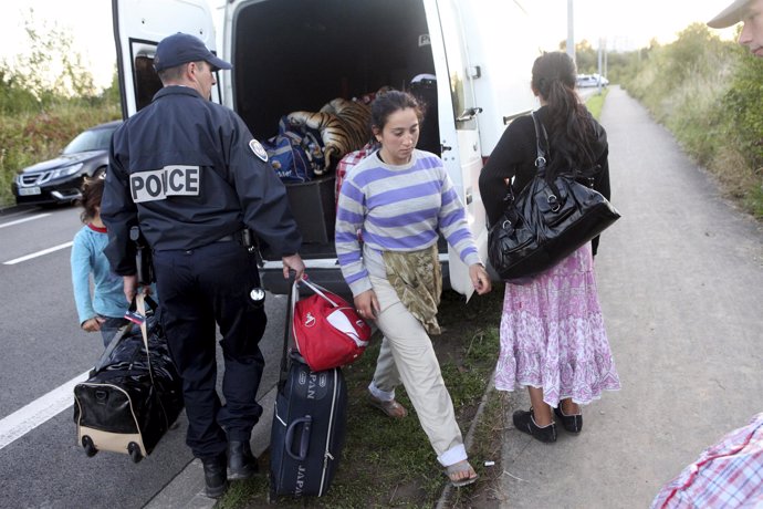 Campaña de expulsión de gitanos en Francia