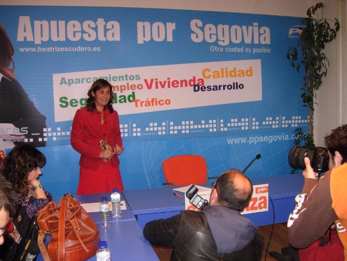 Beatriz Escudero senadora y portavoz PP en Segovia