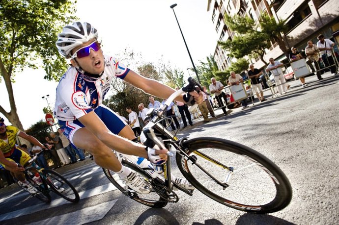 Ciclista del Trofeo El Corte Inglés