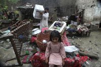 El número de personas sin hogar en Pakistán sigue en aumento