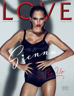 Sienna Miller para la portada de 'Love'