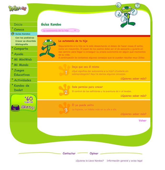 Guías Kandoo, una ayuda para los padres.