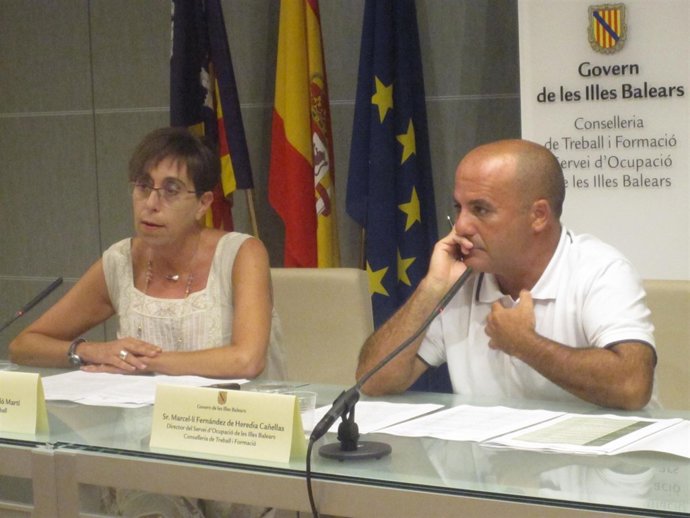 Barceló y Fernández, durante la rueda de prensa.