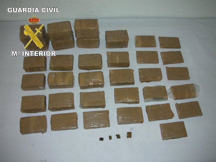 Droga intervenida en Denia