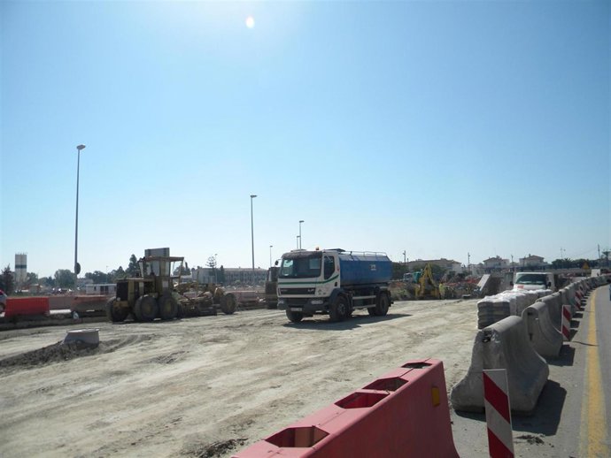 Obras del soterramiento de San Pedro