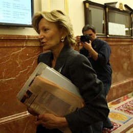 Ministra de Economía y Hacienda, Elena Salgado