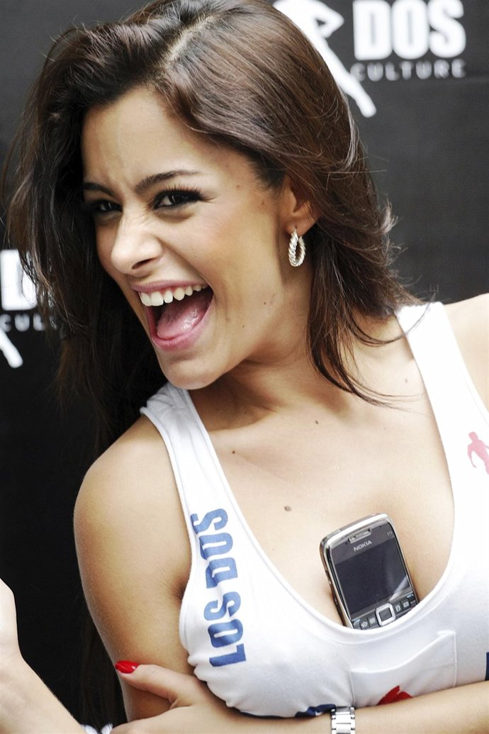 La modelo paraguaya Larissa Riquelme en una sesión de fotos en Sao Paulo, Brasil