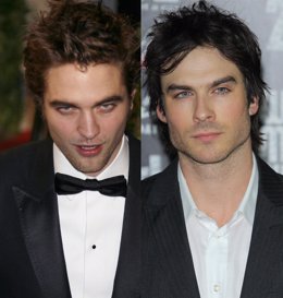 Montaje de Robert Pattinson y Ian Somerhalder