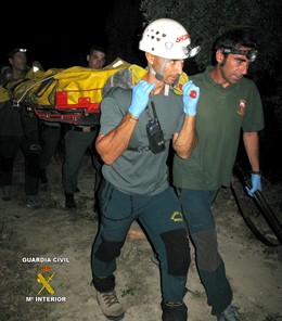 AGENTES DE LA GUARDIA CIVIL DURANTE EL RESCATE