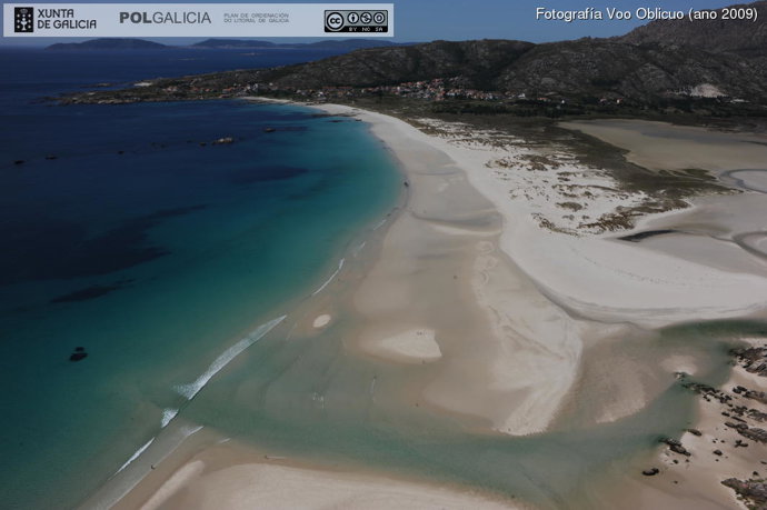 Una de las 10.000 fotografías publicadas por la Xunta de la costa gallega