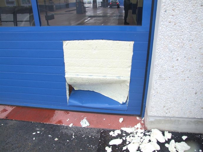 Una de las empresas en la que se produjeron los robos en Estella.