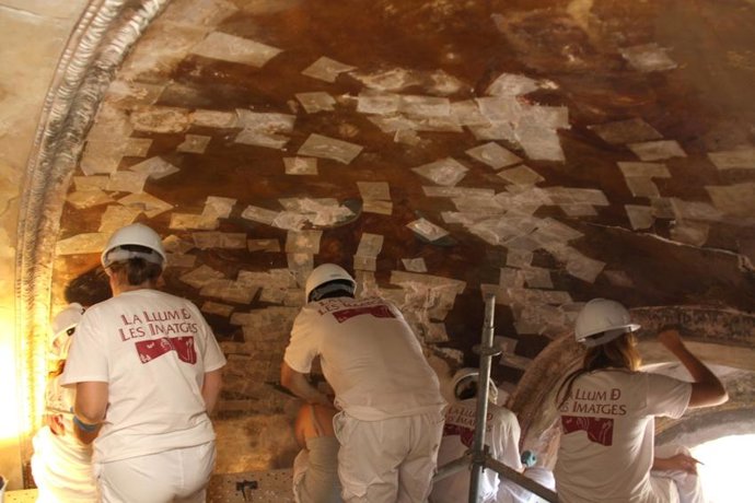 Recuperación de las pinturas