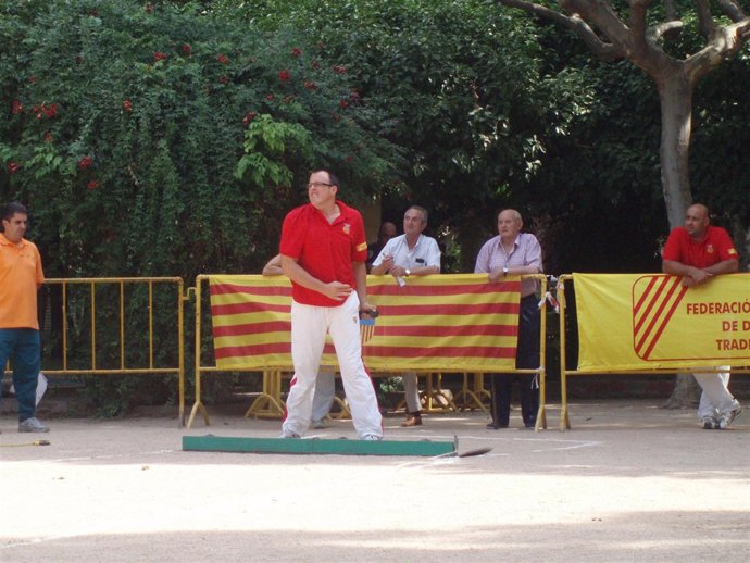 El deportista José Manuel Gómez en el Trofeo San Lorenzo 