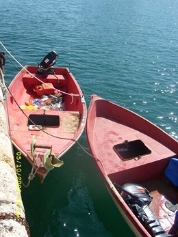 Imagen de archivo de dos pateras