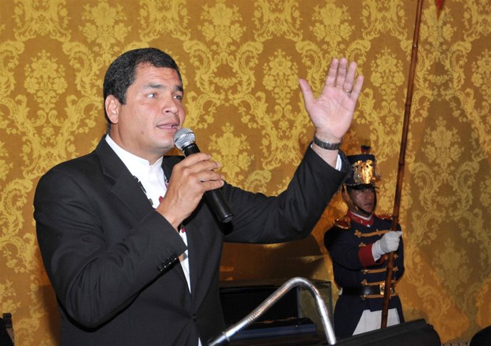 El presidente de Ecuador, Rafael Correa.
