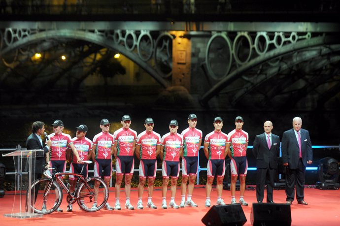 Gala de inauguración en Sevilla de la Vuelta Ciclista a España