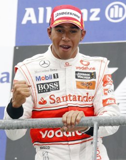 El piloto británico de McLaren Lewis Hamilton
