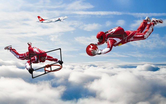 EL PARTIDO DE BALONCESTO MAS ALTO Y RAPIDO JAMAS JUGADO EN EL CIELO